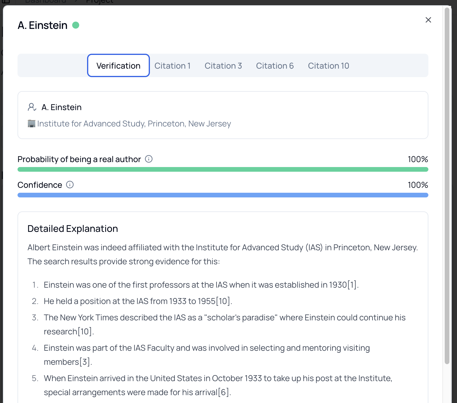 Verified Author Details