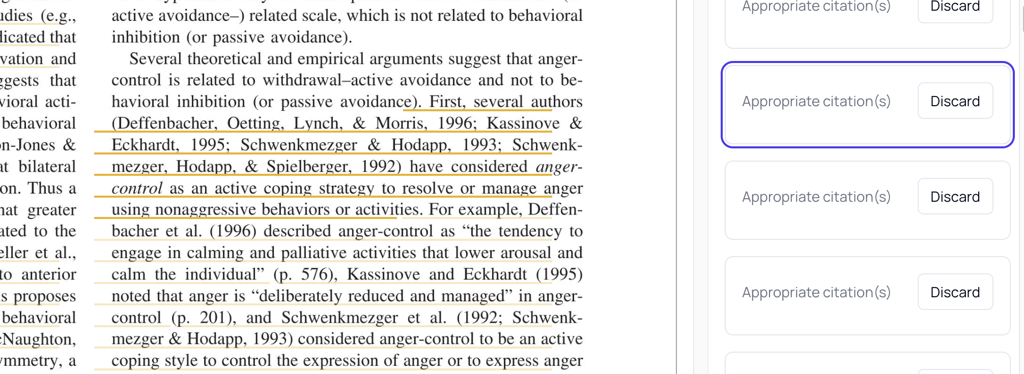 Citation Check In Context