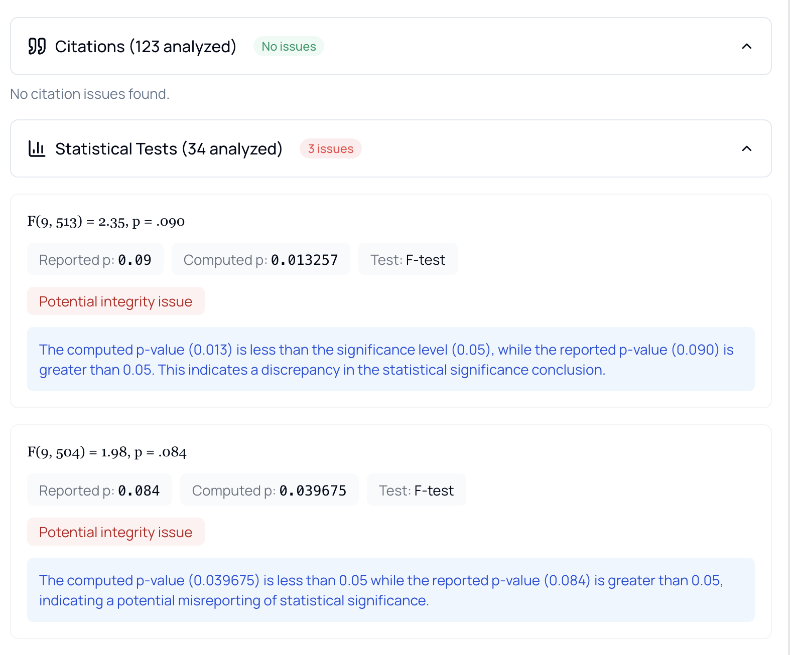 Statistical Overview